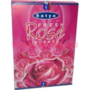 Благовония Satya Fresh Rose (Свежая Роза) 12уп х 20 гр, цена за 12 уп