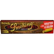 Бумага для самокруток Smoking с фильтрами (неотбеленная)