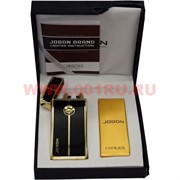 Зажигалка Jobon разрядная черная с зарядкой от USB