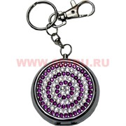 Пепельница карманная брелок со стразами, 12 шт/бл