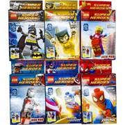 Конструктор Super Heroes 6 моделей 12 шт/уп