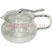 Чайник заварочный стеклянный малый