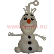 Игрушка мягкая светящася «заяц-снеговик» цена за 24 шт/уп