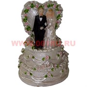 Жених с невестой на торте (KL-1085) полистоун (192 шт/кор)