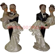 Жених с невестой (KL-1089) 8 см полистоун (600шт/кор)