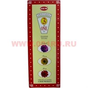 Благовония HEM "Precious 3 in 1" (цветочные 3 в 1) 6 шт/уп, цена за уп