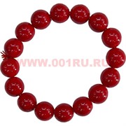 Браслет из коралла 12 мм (имитация)