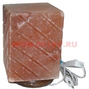 Лампа солевая "Параллелепипед" 19,5 см