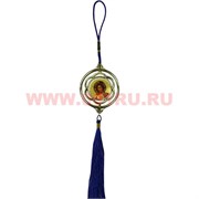 Амулет христианский "Лики святых" 2 рисунка (вращается) цена за 12 штук
