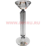 Подсвечник стеклянный 19,5 см (103-13)