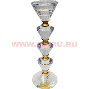 Подсвечник стеклянный 21 см из 5 частей
