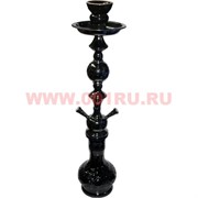 Кальян на 2 трубки (232) средний цвета миксом 56 см (металл и стекло)
