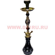 Кальян металлический (9211) средний 57 см на 1 трубку (металл и стекло)
