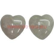 Сердце из розового кварца 4,5 см, цена за 2 штуки
