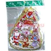 Картинка Новогодняя (SNK-45) "Елка, игрушки" и другие 12 шт/упаковка