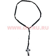 Подвеска Крест чёрная 12 шт/упаковка