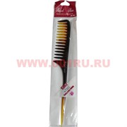 Расческа "Royal Rose" узкая с широкими зубчиками цвет коричневый