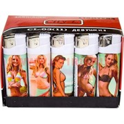 Зажигалка газовая City-L «девушки» 50 шт/бл