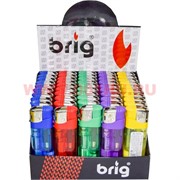 Зажигалка газовая Brig «цветные» 50 шт/бл