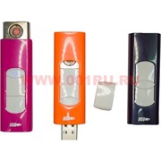 Зажигалка USB Rock цветная (15 шт/бл) цена за 1 шт