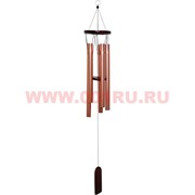 Музыка ветра 5 трубок (MK0655J) медные (35 см длина большой трубки)