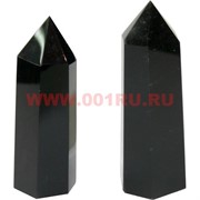 Кристалл 7,5 см из мориона 6-гранный (черный хрусталь)