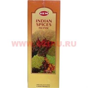 Благовония HEM "Indian Spices" (индийские специи) 6 шт/уп, цена за уп