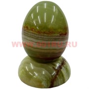 Яйцо на подставке из оникса 8 см, 12 шт\уп