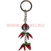 Брелок Феншуй с перцами "бордово-серебряный" цена за 10 шт