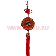 Подвеска Фэншуй "Фу" деревянная 10 шт/уп