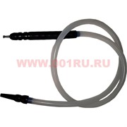 Шланг силиконовый для кальяна прозрачный с капсулой