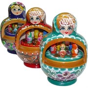 Матрешка сувенирная музыкальная "Подмосковные вечера"