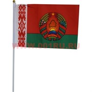 Флаг РБ Беларусь с гербом 20х30 см (12 шт/бл)