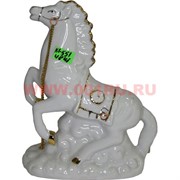 Конь из фарфора с цепочкой (KL-551) 18 см высота 48 шт/кор