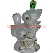 Голуби из фарфора (KL-1042) со стразами 9 см 180 шт/кор