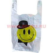 Одноразовый пакет 50*28 "Смайл" цена за упаковку 100шт
