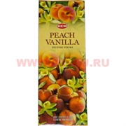 Благовония HEM Peach Vanilla (персик-ваниль) 6 шт/уп, цена за уп
