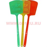 Мухобойка пластмассовая цвета миксом коробка 1000 шт 
