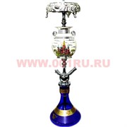 Кальян Magix «Красная площадь» с богемской колбой 70 см (вверху пепельница) цвет белый