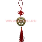 Подвеска Фэншуй "монета+летучая мышь"
