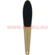 Терка для пяток деревянная двухстороняя (Россия), 80 шт/уп