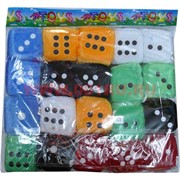 Игрушка мягкая Кубик в машину малый 24 шт/уп