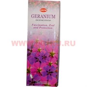 Благовония HEM "Герань", цена за уп из 6 шт