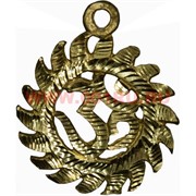 Подвеска "ОМ" бронза (Ом в солнце)