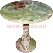Столик из оникса (h-58 см, d-60 см)