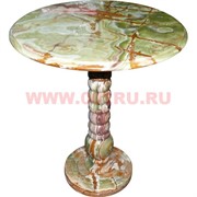 Столик из оникса 58 см (h-58 см, d-45 см) 18х18 дюймов столешница