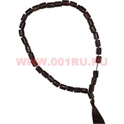 Четки из обсидиана (бочонки) 33 бусины (Армения)