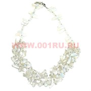 Бусы из натур.камня 45-48 см лунный камень
