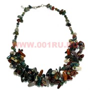 Бусы из натур.камня 45-48 см сборник камней разных