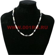 Бусы из гематита + майорка